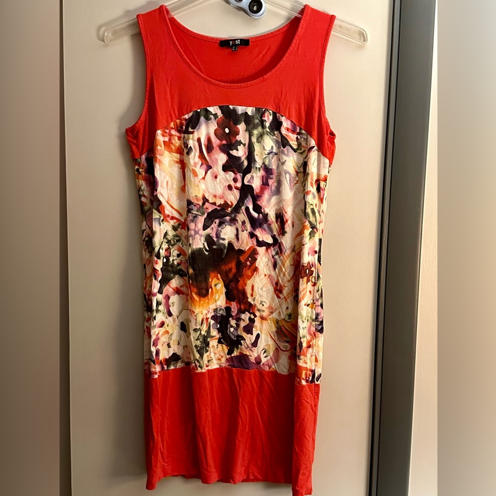 3/$10 bundle deal Pink Yest Small Women's Dress Pink, red flowery S summer